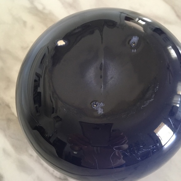 Navy Glazed Ceramic Bowl - Picture 3 of 4